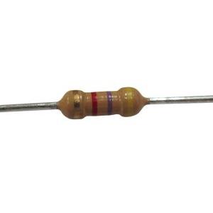 RESISTOR CARVÃO 4K7 1/4W