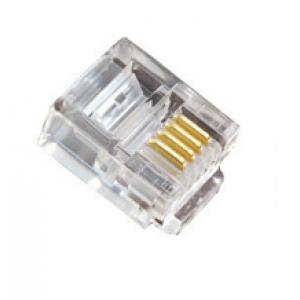 CONECTOR MACHO RJ11 6 X 4 