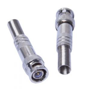 CONECTOR BNC MACHO PARA RG 59 PINO PARAFUSO C MOLA 