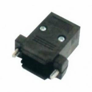 CAPA PARA CONECTOR DB-9 PRETO COM PARAFUSO CURTO