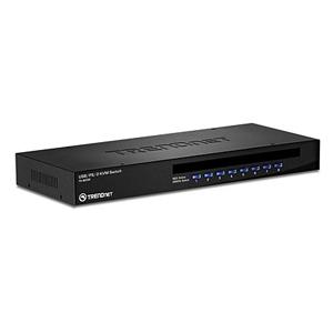 CHAVEADOR KVM 8 PORT USB SEM CABOS TK-803R - TRENDNET 