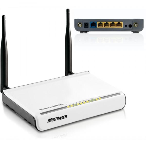 Roteador Wireless N Multilaser Com 2 Antenas 300MBPS - Re040