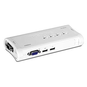 CHAVEADOR KVM 4 PORT USB C/ 4 CABOS TREDNET 